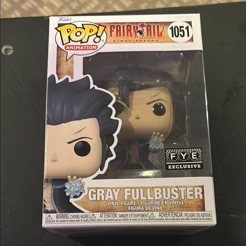Funko Pop! Animation Gray Fullbuster with Blue Ice Effect